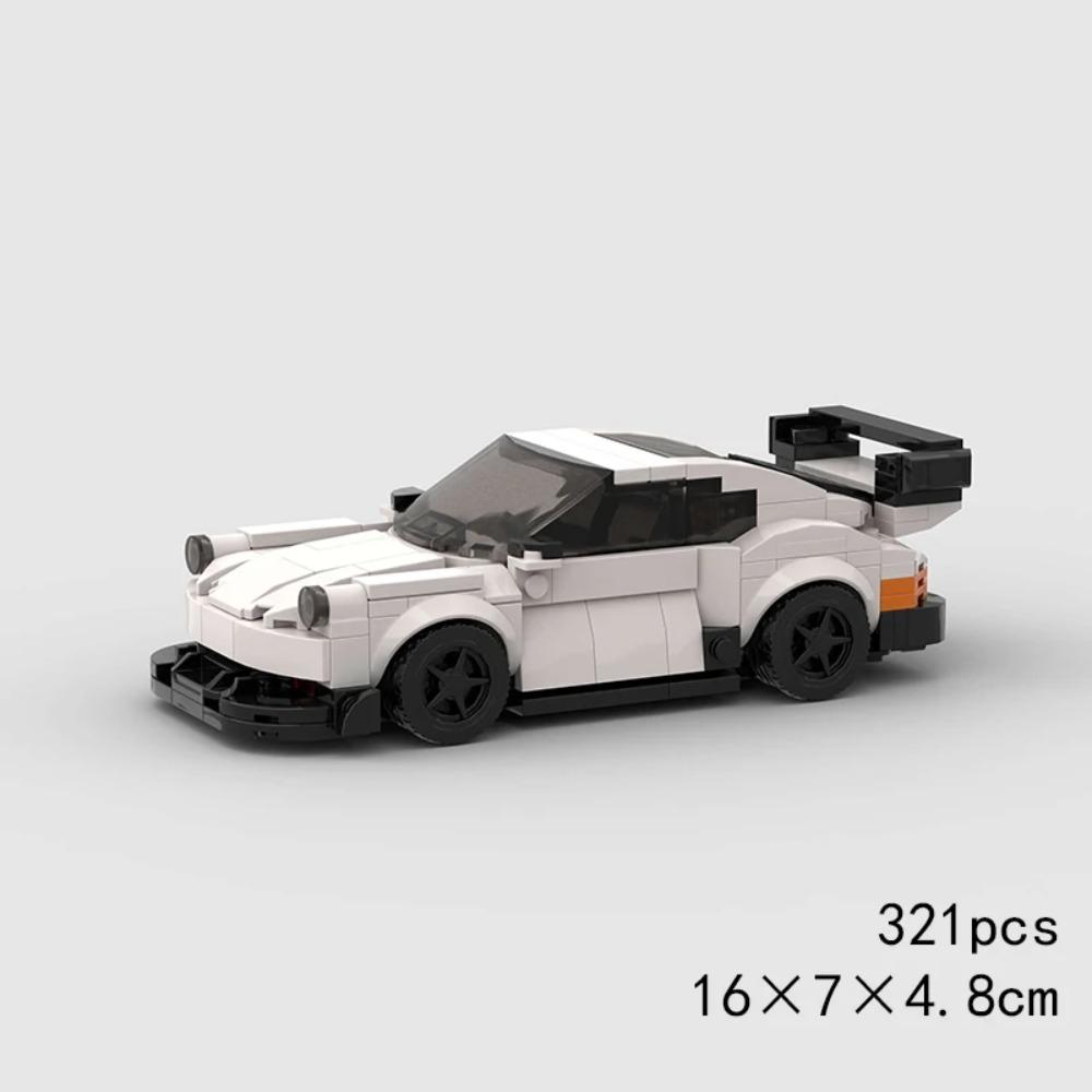 Model Mașină de Curse de Viteză în Oraș Blocuri de Construcție Cărămizi DIY MOC Jucărie Raliu Clasic Sport Vehicul Super Cursă Cadou de Crăciun tehnică