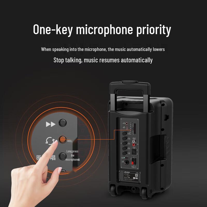 Sansui MK15-08 Portable Outdoor KTV Bluetooth Speaker CN plug (adapter included)