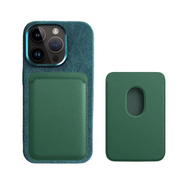 PU Custom Logo Color Magnet Magnetic TPU Case for iPhone 14 15 16 Pro Max Strong Magnetic Phone Wallet ID Credit Card Holder