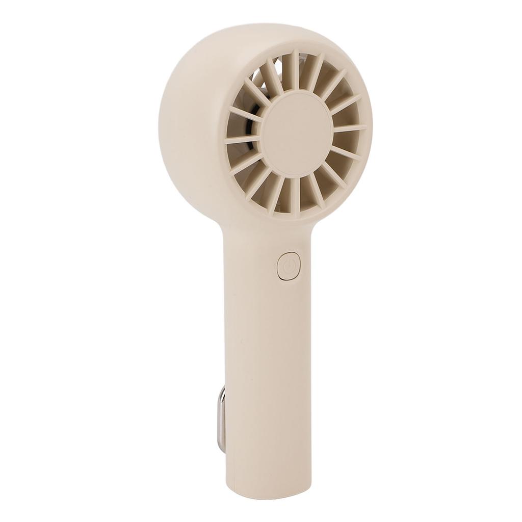 Handheld Fan 5 Speed Silent 5.5h Running Portable Fan with Buckle for Outdoor Beach Camping