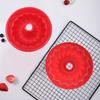 Non Stick Fluted Tube Pans 3D Bread Baking Pans Round Chiffon Cake Mold  for Jelly