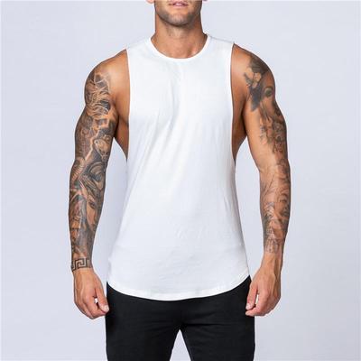 Men's Solid Color Loose Cotton Summer Singlet – Sleeveless Bodybuilding Fitness Vest