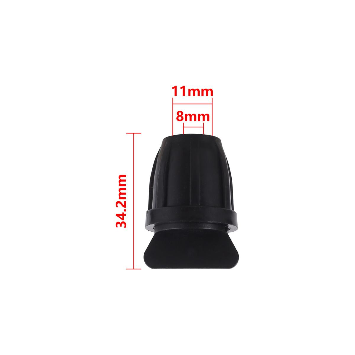

8/11mm Hose Interface Garden Water Connector Straight Elbow Tee 4/6-Way End Plug Joint Garden Greenhouse Irrigation Pipe Fitting 1Pc
