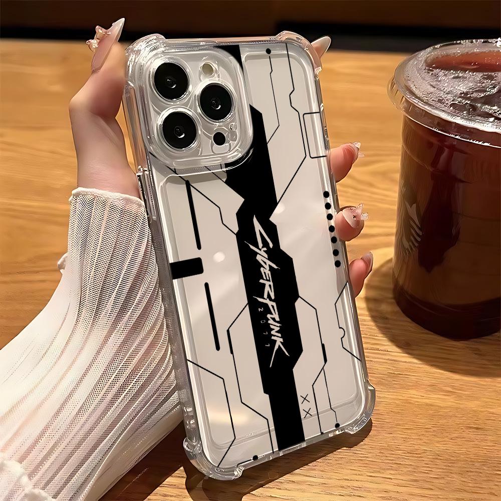 Edgerunners C-Cyberpunks Phone Case For Samsung Galaxy S25 S24 S23 S22 S21 S20 Note20 Edge FE Ultra Plus 4G 5G Anti Fall Cover