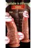 Silicone Realistic Dildo & Butt Plug - Soft Flesh Female Masturbation Toy