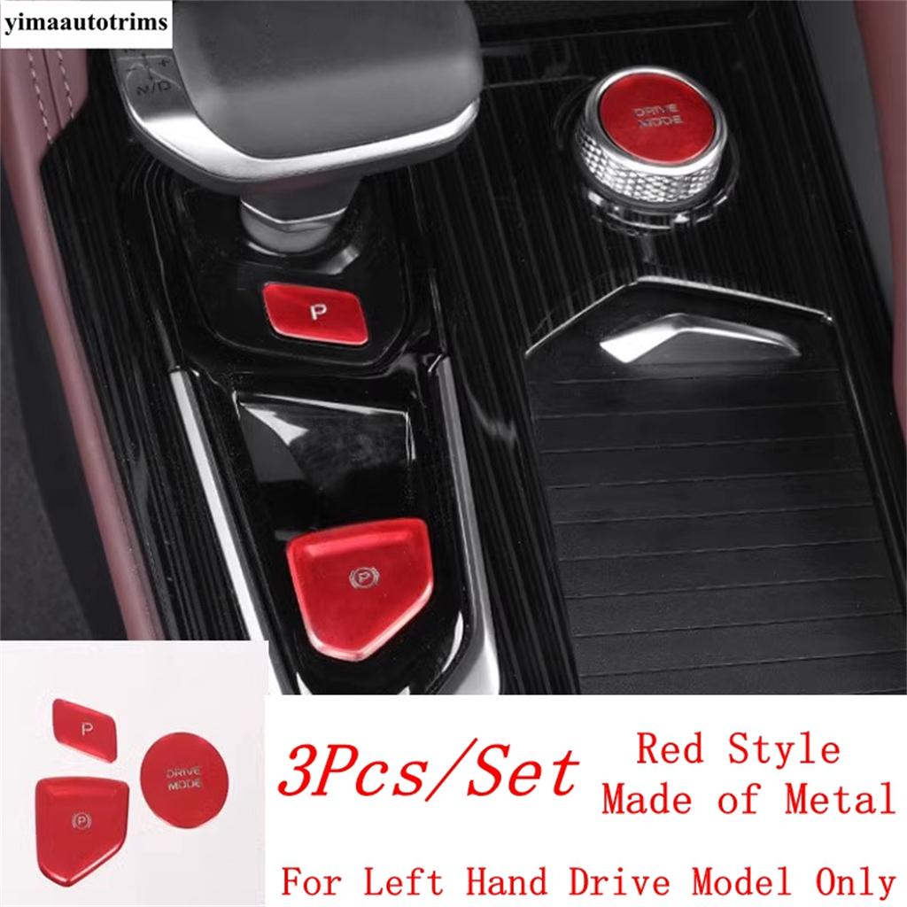 Start Stop Button Sequ / Auto P Gear Shift Panel Stickers Cover Trim Red Accessories For Geely Monjaro Kx11 Manjaro 2024