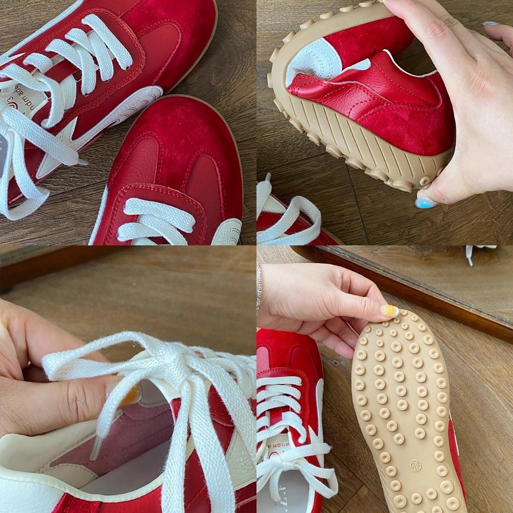 Casual Design Sense of Moral Training Shoes Women's 2025 Summer New Fashion Versatile Comfortable Soft Sole Lightweight Non-slip White Shoes