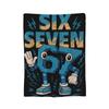 67 Six Seven 6-7 Funny Italian Brainrot Printed Blanket For Men Women Warm Cozy Fluffy Throw Blankets for Couch Multiple Sizes