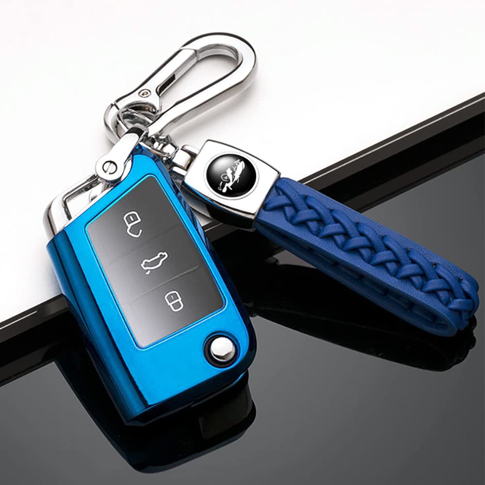 VW Volkswagen Exclusive Key Case Genuine Leather Key Chain Beetle Golf Polo Polo Passat