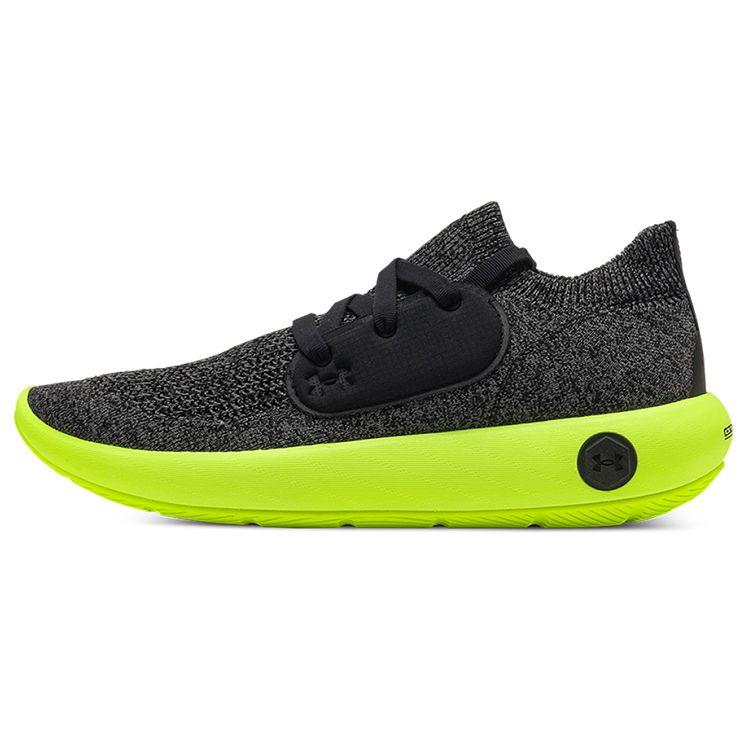 Under Armour Recover Lce Comfortable Fabric Low Top Training Running Shoes Unisex Sneakers Black Green 3024692-003