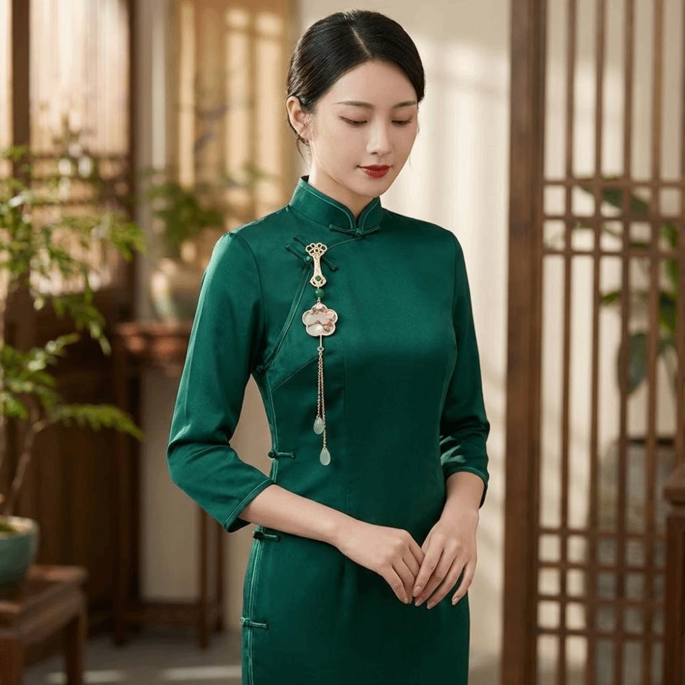 Electroplating Women Hanfu Ornament Zinc Zinc Alloy Lapel Brooch Chinese Style Brooch Hanfu Accessories