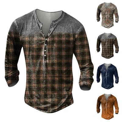 Långärmad grafisk och broderad modet-shirt för män och långärmad långärmad tröja med tryck för vår och höst