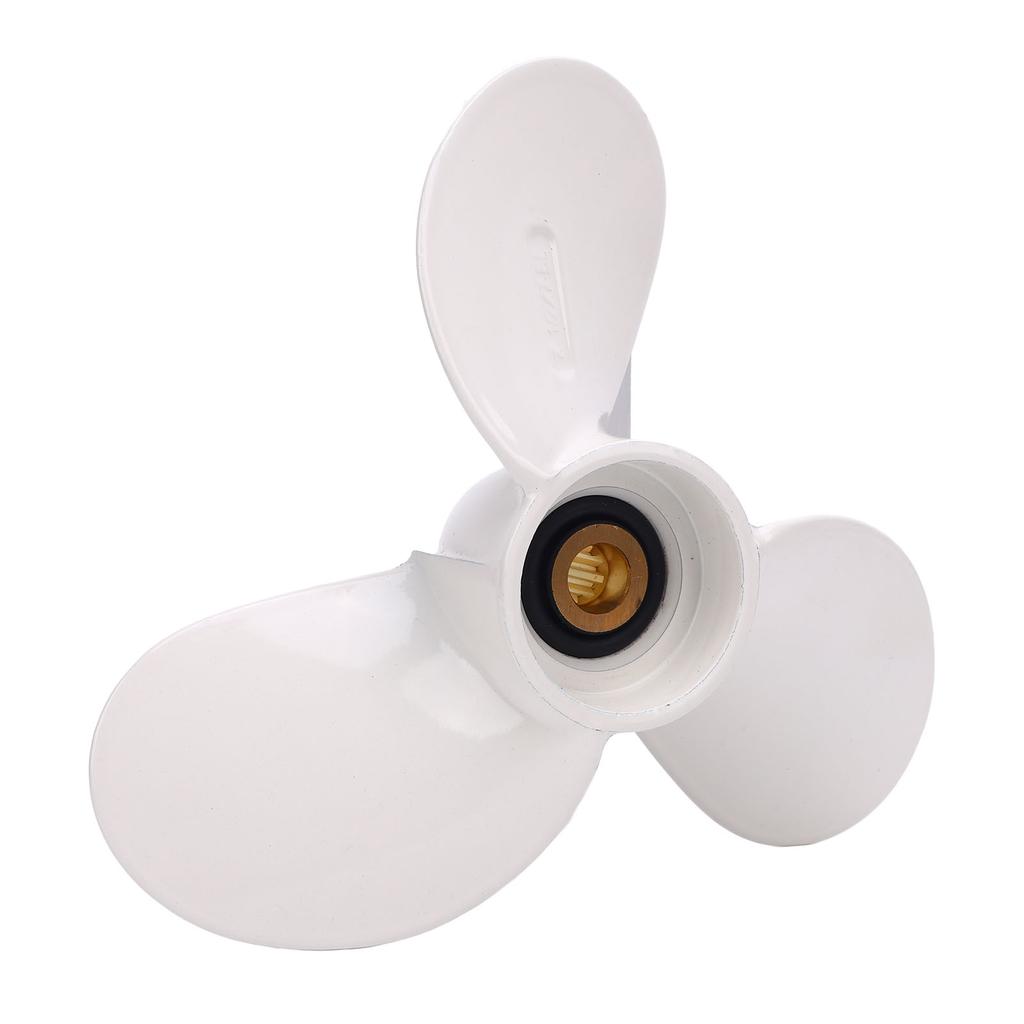 6F8 45942 01 Outboard Boat Propeller 3 Blades Metal 2 Stroke Propeller for Outboard Motors