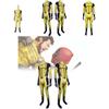 Tuta Cosplay da Supereroe Wolverine per Bambini con Tessuto Spandex Costume di Halloween