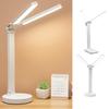 Folding Desk Light Cordless Foldable Tabletop LED Lamp Double Light Source 3 Lighting Modes Rechargeable Bedside Light For