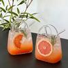 Funny Cocktail Glasses Cups Creative Diamond Handbag Glass Cup Party Cold Drink Cup Juice Glass Cups Restaurants Tools