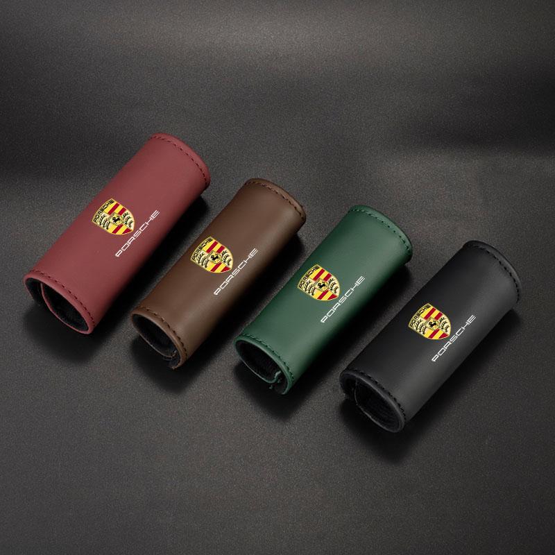 Car Interior Handle Protection Cover Roof Pull Gloves For Porsche 911 718 Taycan Panamera Cayenne Macan Boxster Cayman Pajun 918