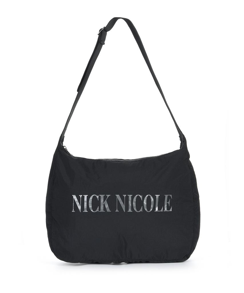 Nick&Nicole Nicole Nylon Big Square Bag_Black