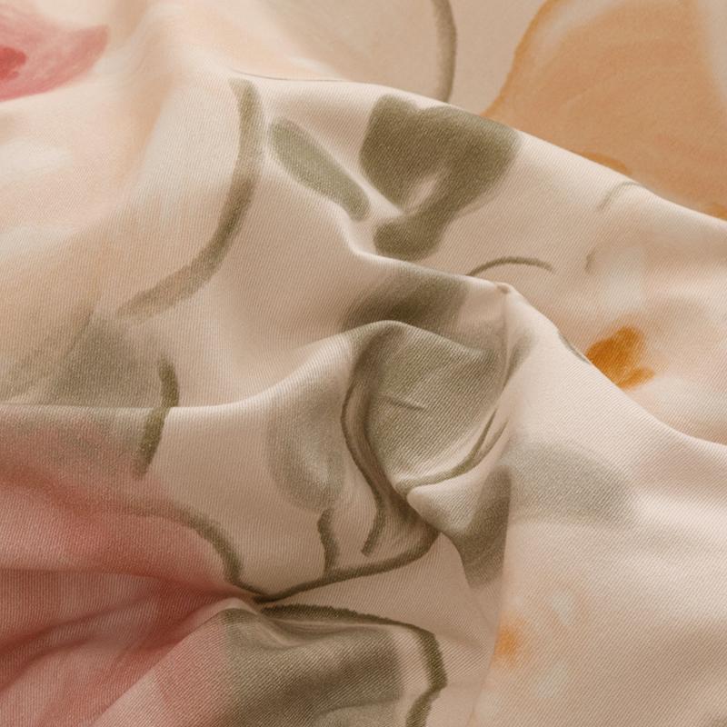 Sleep Grid Thickened Cotton Brushed Digital Printing Series Four Piece Set