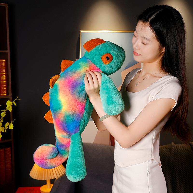 Chameleon Plush Doll Cute Lizard Pillow Doll Rag Doll Gift Decorative Doll