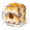 Small Pet Bed Cute Soft Plush Sleeping Plush Hamster Cage Accessories Sleeping Bed For Home Indoor Outdoor For Chinchilla Mice