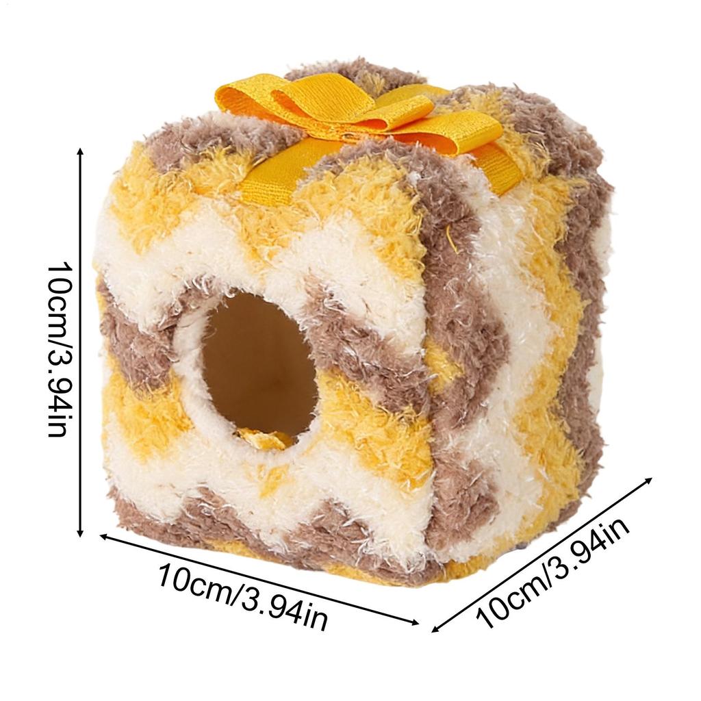 Small Pet Bed Cute Soft Plush Sleeping Plush Hamster Cage Accessories Sleeping Bed For Home Indoor Outdoor For Chinchilla Mice