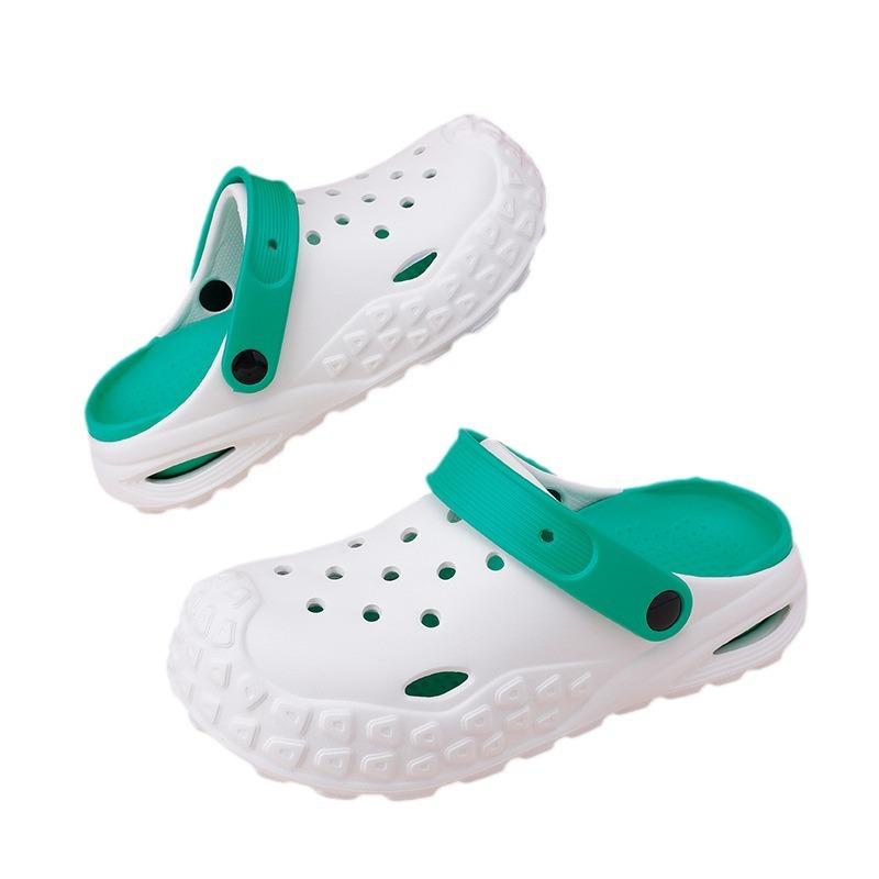 Cave Shoes Men's and Women's Korean Version of Trendy Beach Shoes New Summer Garden Shoes Slippers Men's Bag Head Children's Beach Sandals