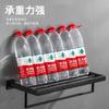 Stainless Steel No-Drill Towel Rack Double Layer Wall Mounted Bathroom Organizer Modern Minimalist Hotel Spa Use