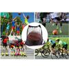 Drawstring Volleyball Storage Bags Basketball Storage Bag Half Mesh Bag Football Storage Bags