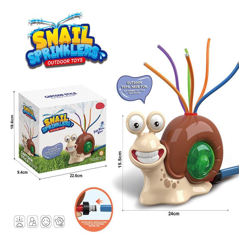 Cartoon Cactus Rotating Sprinkler: Automatic Water Play Toy for Gardens