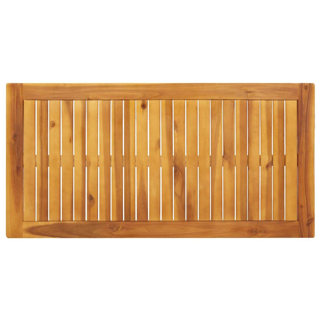 Garden Dining Set Natural Solid Wood Acacia
