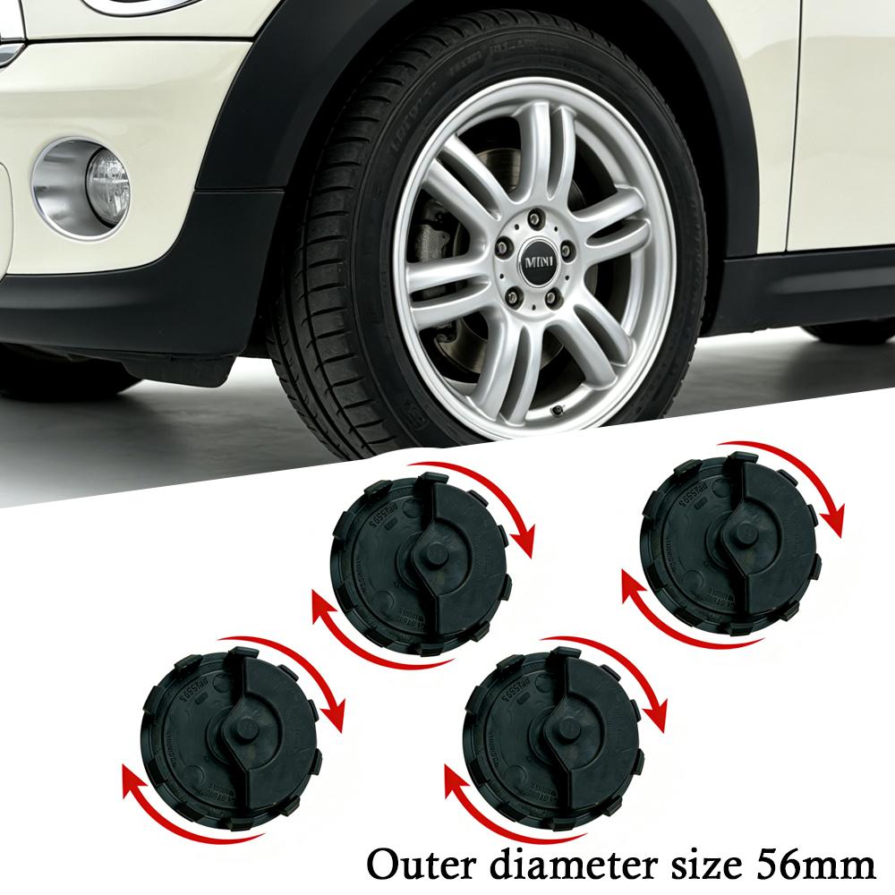 DKHN5 Blue 4pcs BMW G12 G30 G31 G32 G08 G05 F46 F49 F39 F90 floating wheel hub cover 1/3/4/5/6/7Series modified wheel hub center cover