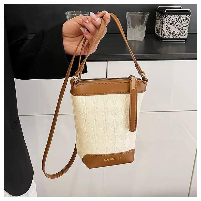 

Сумка для мобильного телефона Женская кросс-боди Мини Универсальная Ведерко Поясная Легкая На одно плечо Маленькая 20x17x9