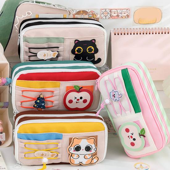 Käseförmiges Federmäppchen für Schüler Große Kapazität Schreibwarentasche für Mittel- und Grundschule Multifunktional Einzigartiges Geschenk für den Schulanfang
