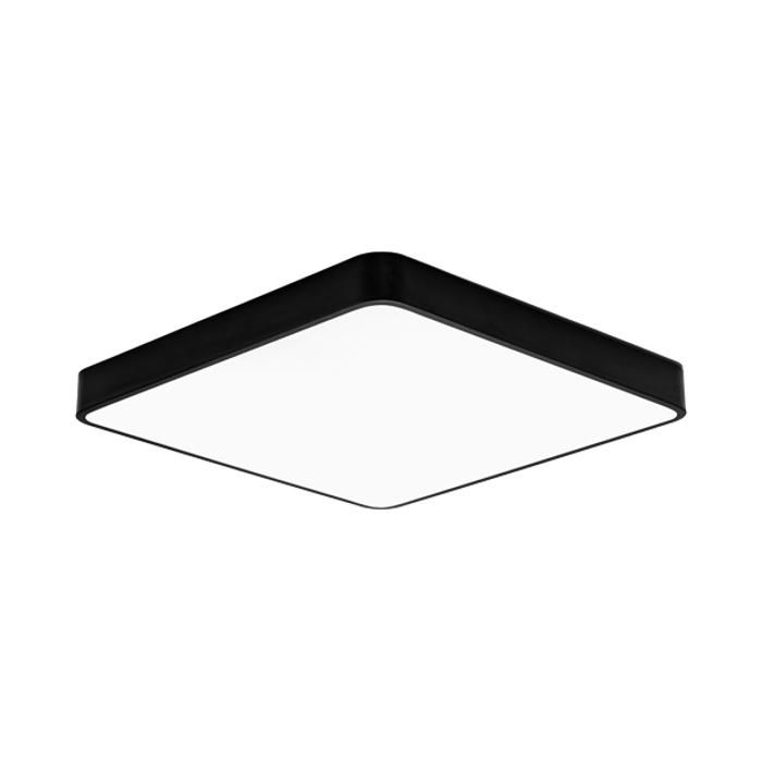 Plafonnier LED BRAYTRON Blade-S2, noir, 3en1, 36W, métal