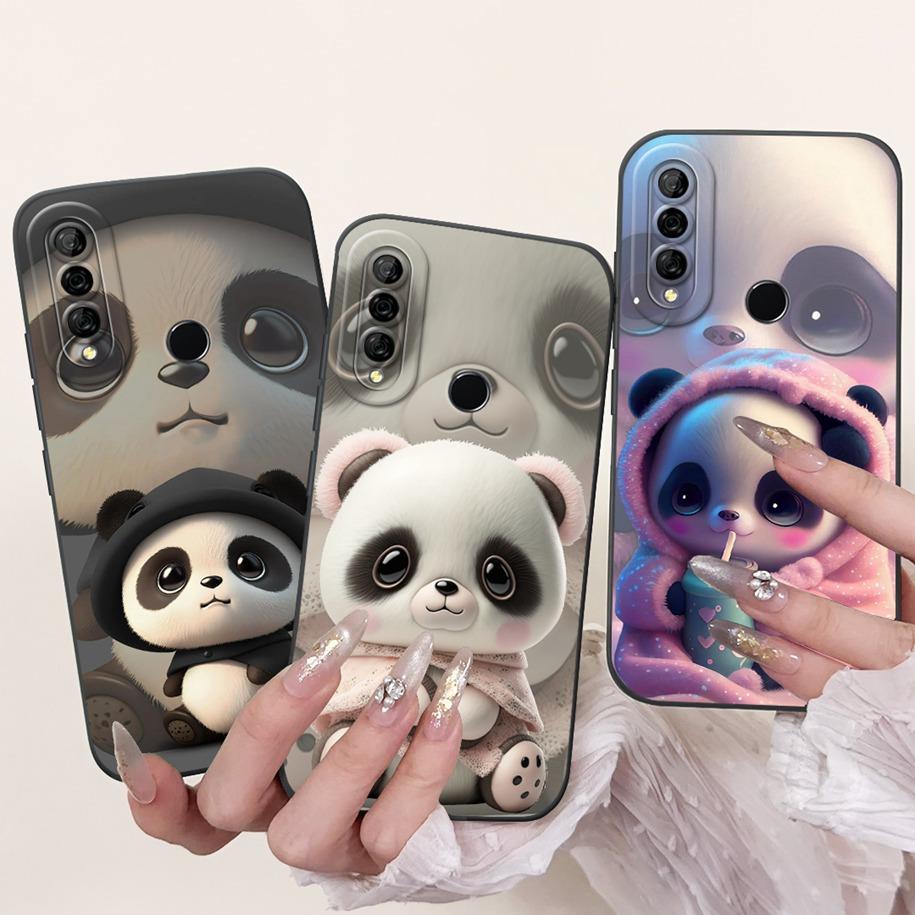 For Huawei P30 Lite Case MAR-LX1A MAR-LX2 Cover Cute Panda Rabbit Soft Silicone Phone Case For Huawei P30Lite Nova 4e Fundas New