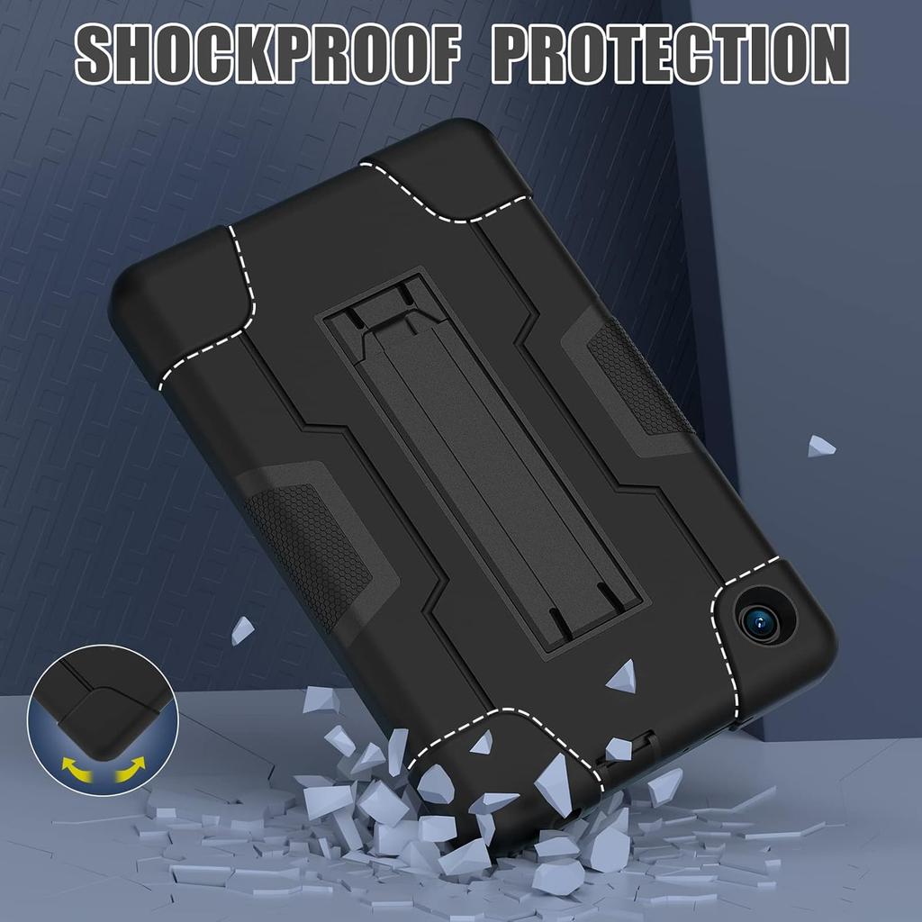 Case for TCL Tab 8 LE&WiFi and Lenovo Tab One 8.7"/K9 TB305 FU M8 M9 M10 M11  Heavy Duty Rugged Full-Body Hybrid Shockproof Drop Protection Cover