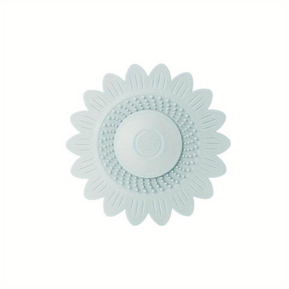 Floor Drain Cover Hair Filter Drainage Deodorizing Cover Washbasin Drain Hair Catcher Silicone Floor Drain Mat Hardware