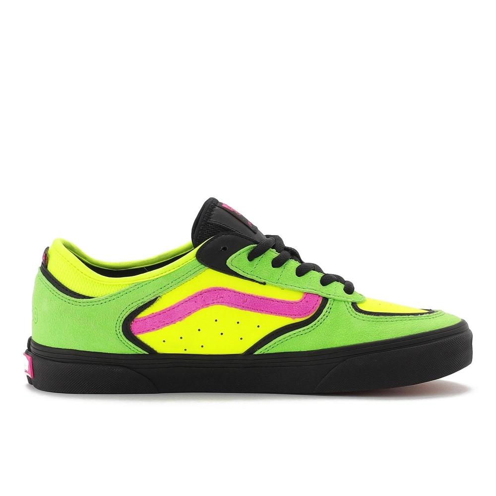 Vans Skate Rowley Vn000da24go Neon Pink Green