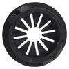 200Pcs Cable Grommets Stable Fixation Fire Resistant Pa66 Insulated Buckle Type Cord Wire Hole Cover Black Inner Hole