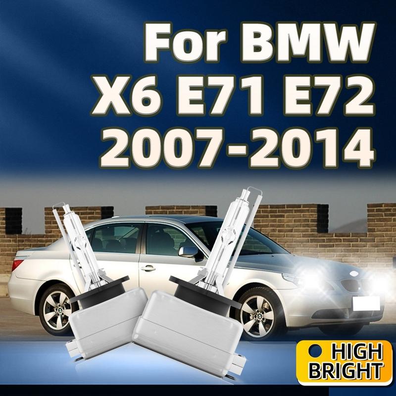 35W HID Xenon Lamp D1S Car Headlight 6000K 10000K Bulbs For BMW X6 E71 E72 2007 2008 2009 2010 2011 2012 2013 2014