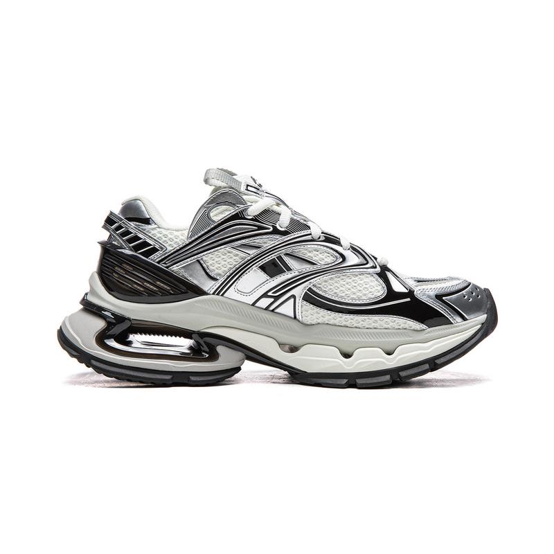 Li Ning Furious Rider BOW Cushioning Abrasion Resistant Cushioning, Wear Resistant Low Top Casual Shoes Men's AZGV253-1