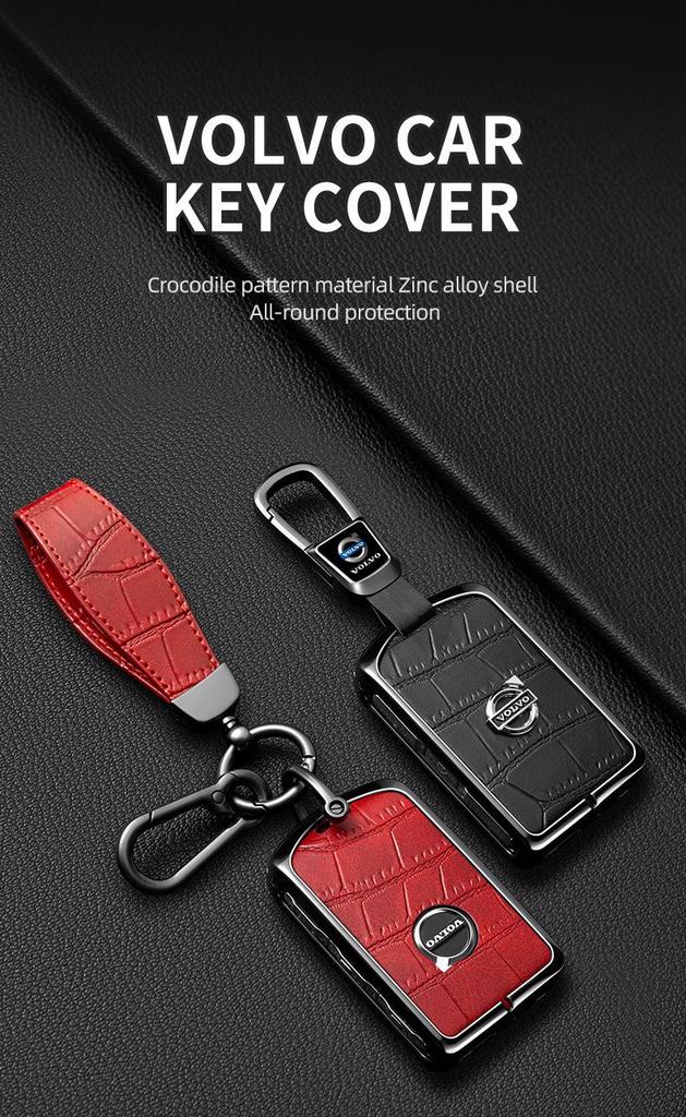 Volvo Alloy Key Case for XC60, S90, S60, XC40, XC90, V60, V90 Models