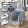 Extra Large Anti-Splash & Odor Enclosed Cat Litter Box