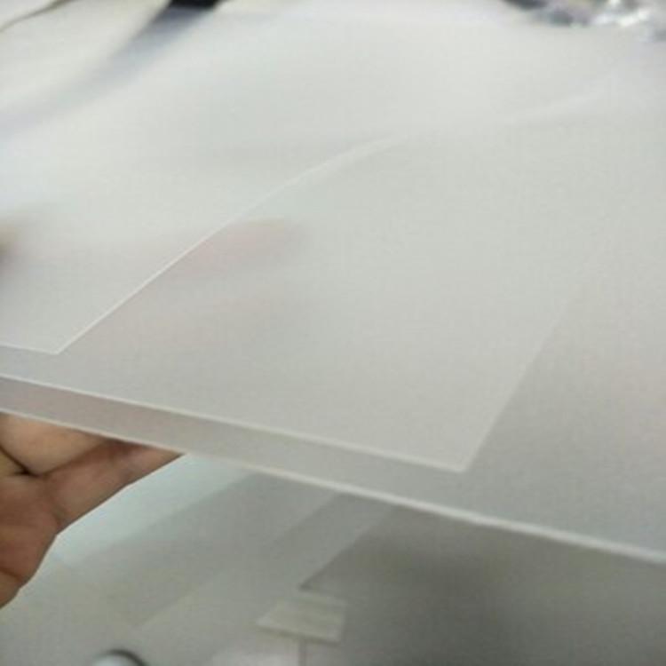 Translucent White Frosted PP Plastic Sheet Roll, 0.3~3mm, Customizable