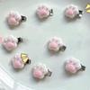 Sweet Girls Hair Clip Mini Cat Paw Shape Hairpin for Carnival Christmas Party