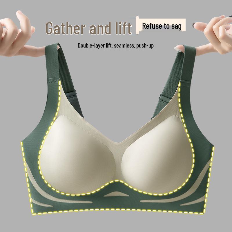 Seamless Push-Up Bra Camisole: Anti-Sag, Soft Support, Beautiful Back Design for Small Chest