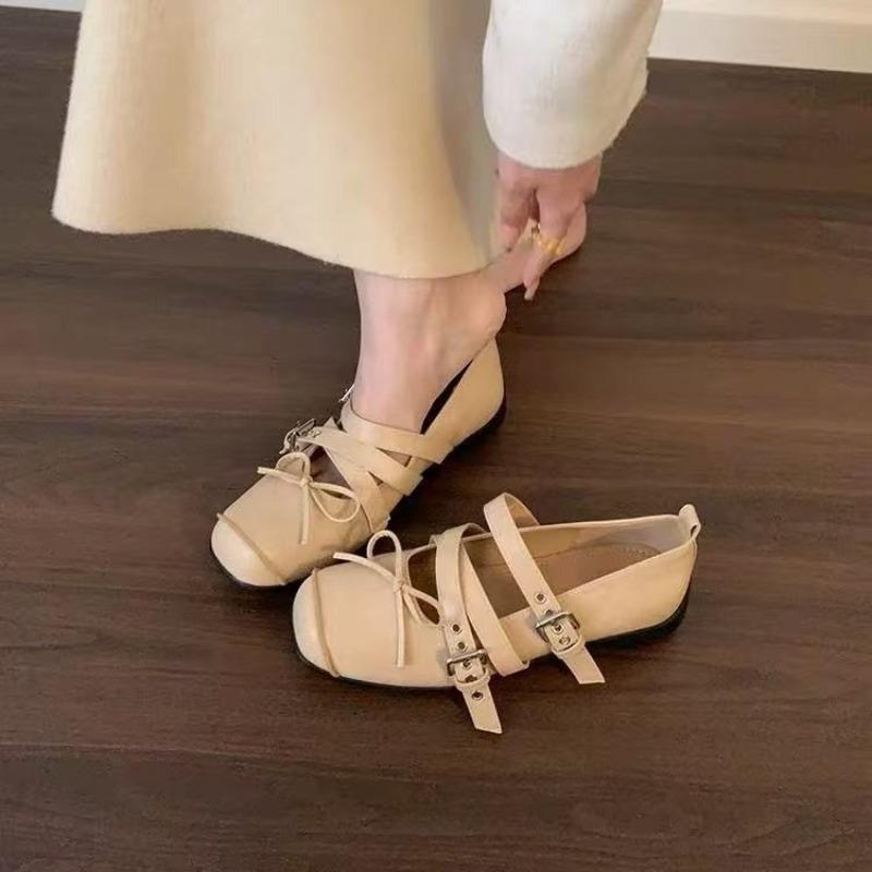 Fashion Retro Shallow Single Shoes 2025 New Versatile Women's Shoes