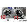 Modified High-Performance Turbo F55V F55 RHF55V Performance Upgrade Turbocharger 7 Billet Blades With 4JJ1 2KD Engine