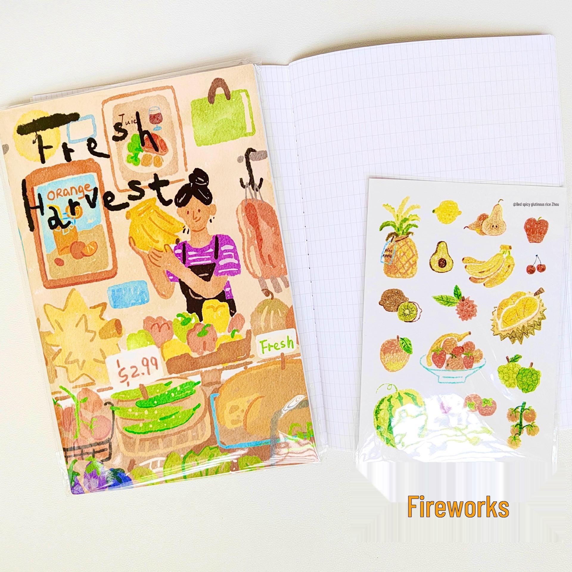 Spicy Sticky Rice Week Vol. 7 A5 Planner - Blank & Long Grid Pages